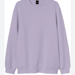 Sudadera morada sin capucha