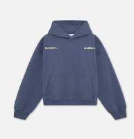 Sudadera azul marino con capucha